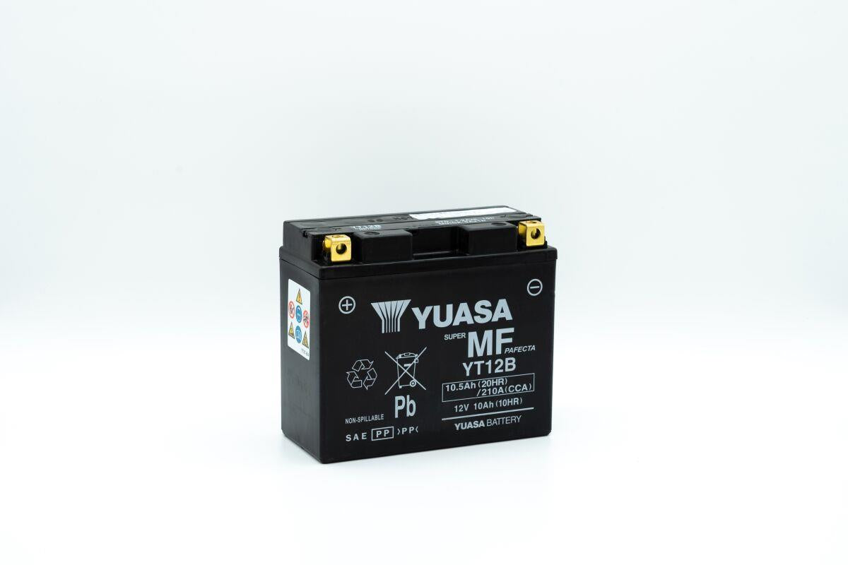 Yuasa Maintenance-Free Battery For Ducati Diavel V4 1200 1998-2026 YT12B(WC)