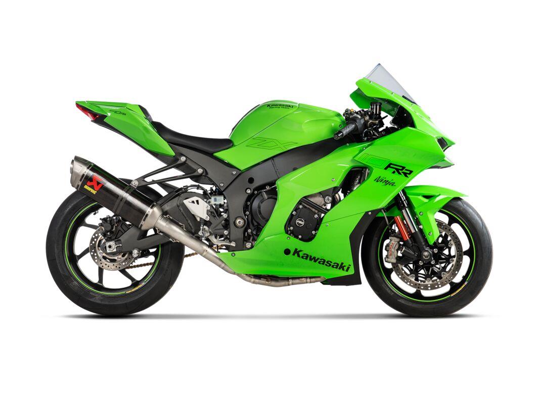 AKRAPOVIC Carbon Fibre/Titanium Evolution Line Full Exhaust System Street for Kawasaki ZX-10R 2026 S-K10E12-RC
