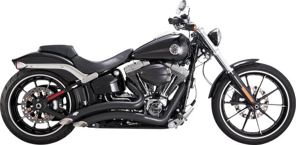Vance & Hines Big Radius Exhaust System For Harley Davidson FXSB 1690 13-17 46365
