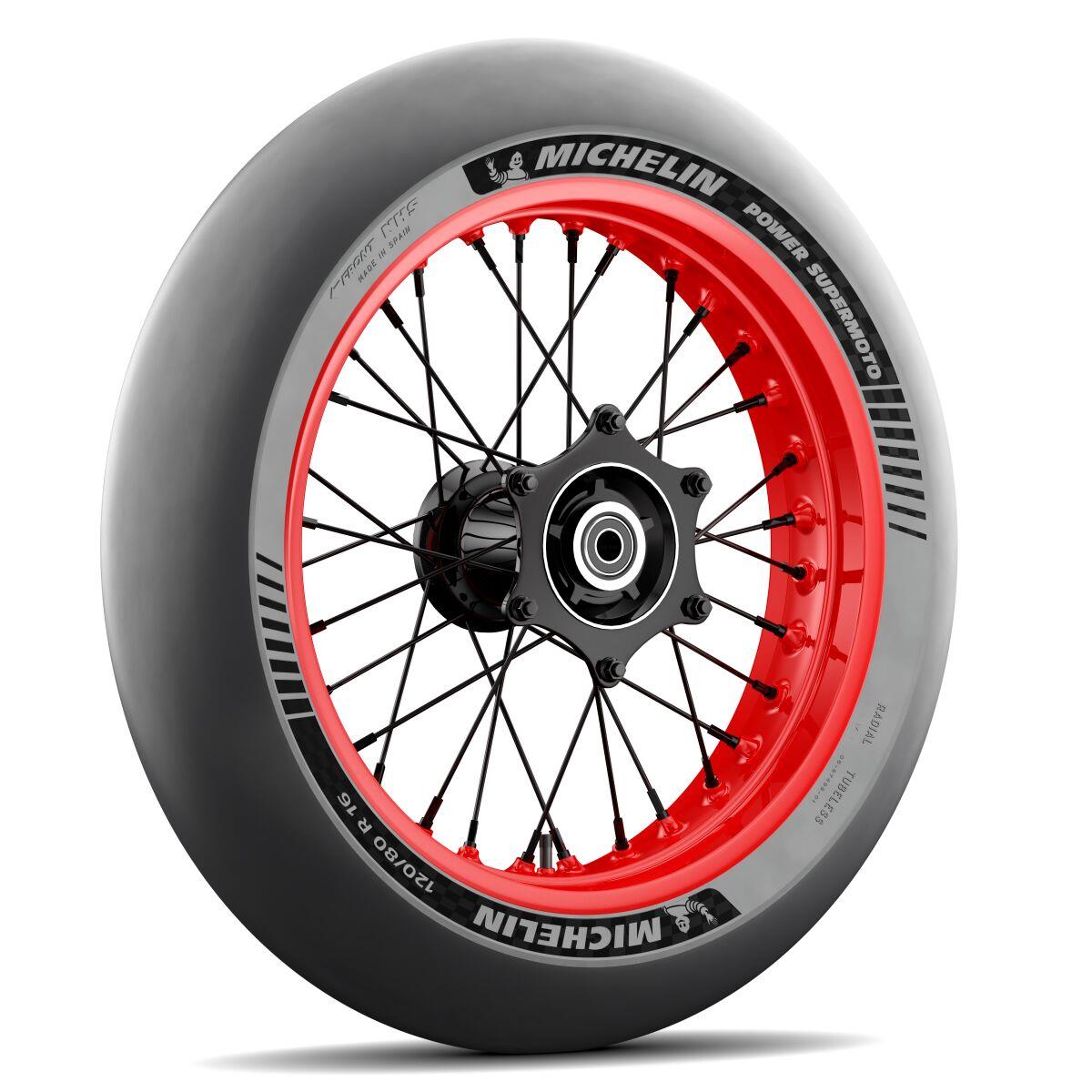 MICHELIN Power Supermoto Medium F 120/80 R 16 M/C Nhs Tl Motorcycle Tyre