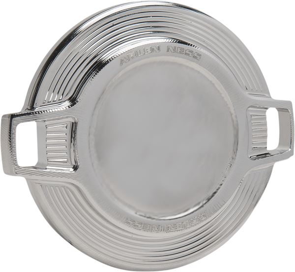 Arlen Ness Vented Gas Cap Bar Chrome Silver For HD FXLRS 1923 91-24 701-009