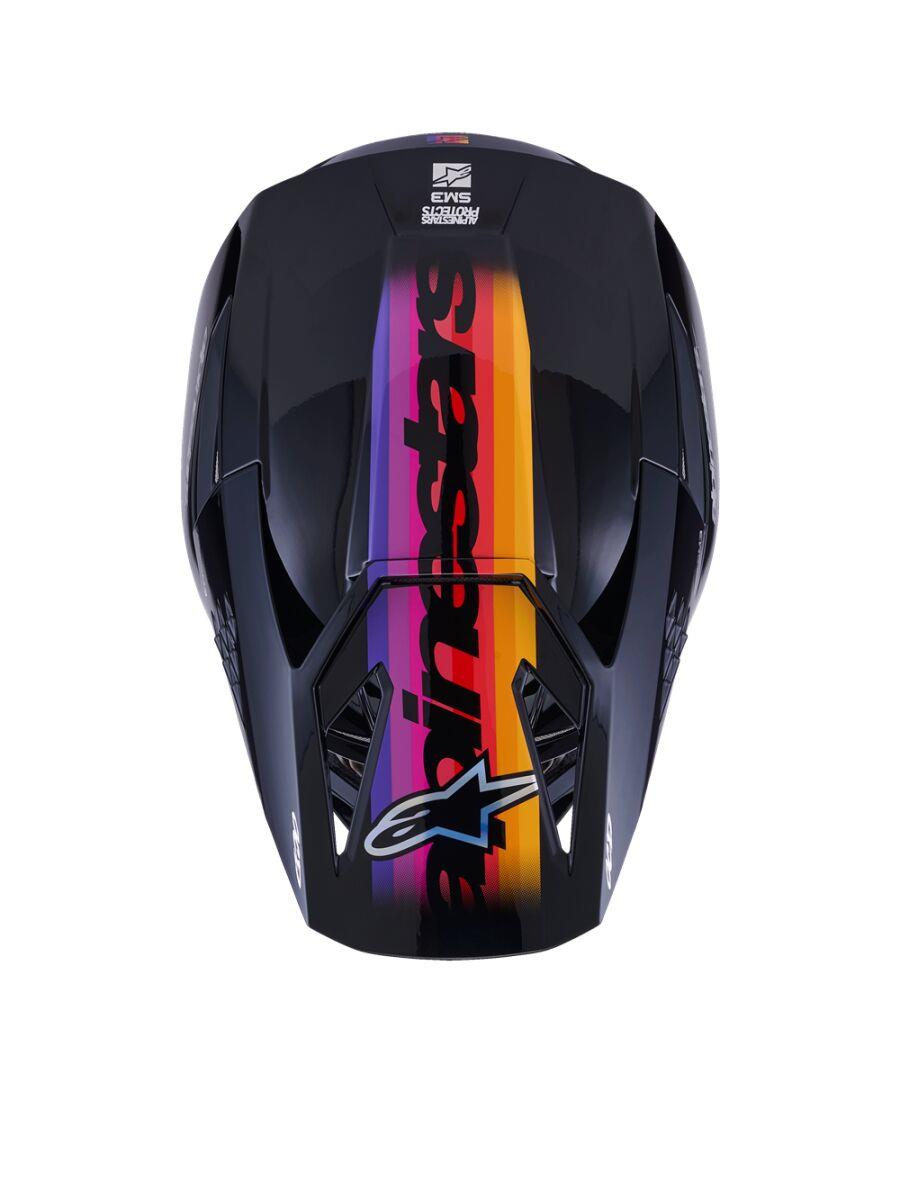 ALPINESTARS SM3 Force Helmet BLACK-GLO 2025 Model