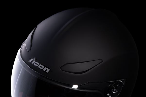 ICON Domain™ Rubatone Motorcycle Helmet Black - 2023 Model