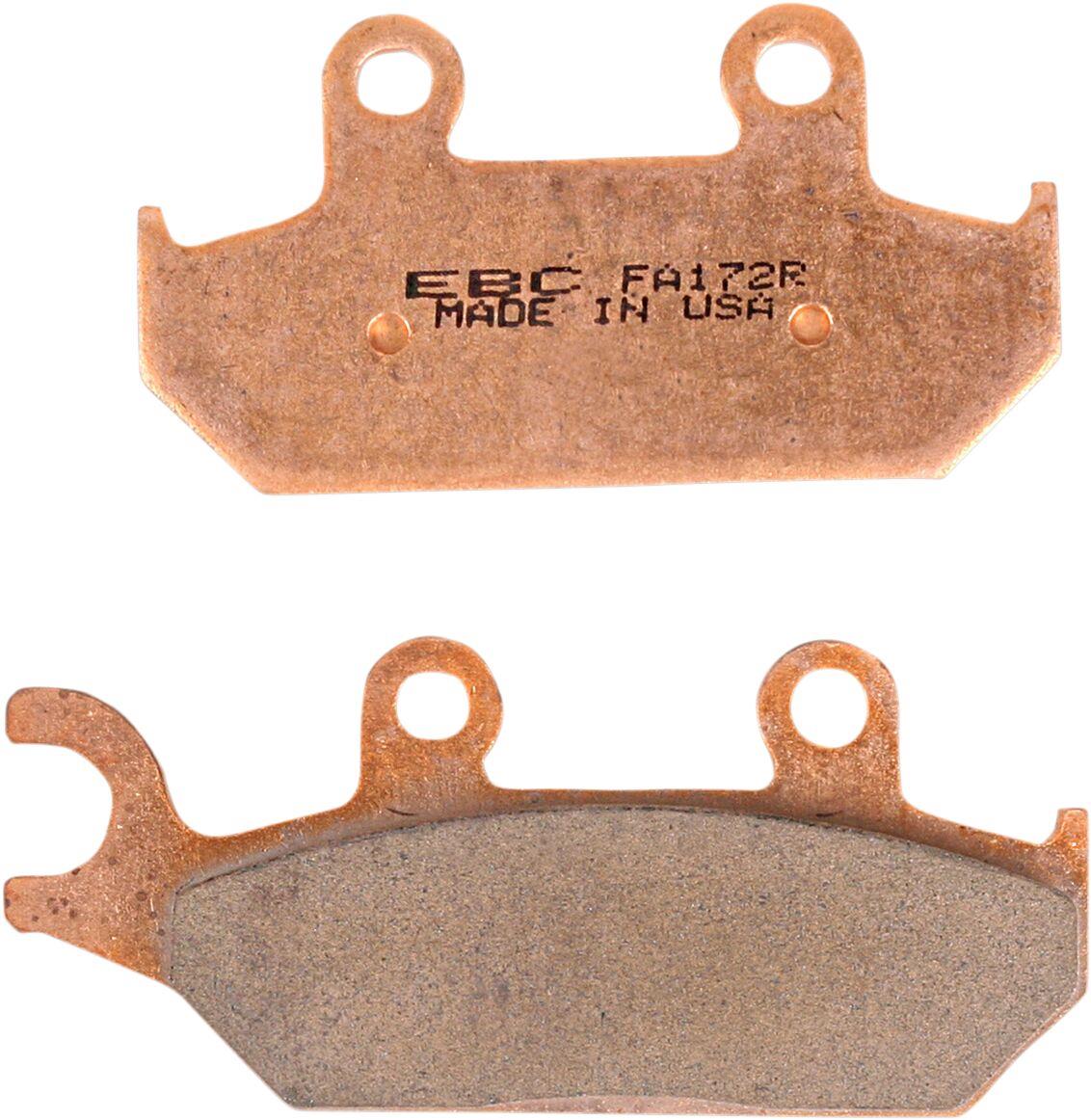 EBC Long-Life Sintered R Brake Pads For Yamaha YXM 700 D 4X4 1991-2014 FA172R