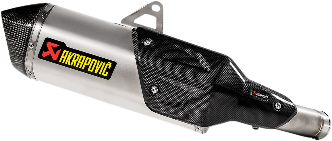 Akrapovic Slip-On Line Muffler TI For Kawasaki KLZ 1000 19-24 S-K10SO22-HWT