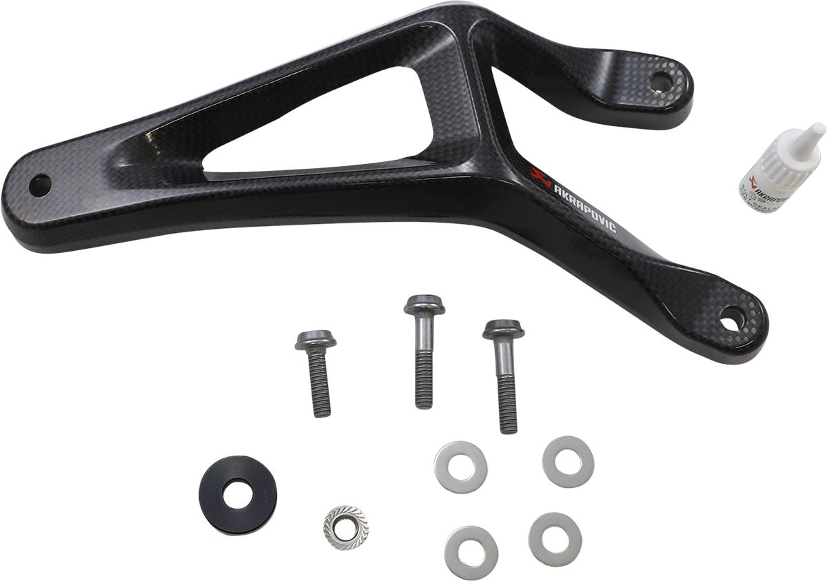 Akrapovic Muffler Bracket Black CF For Kawasaki ZX-10 R 1000 21-24 P-MBK10SO2