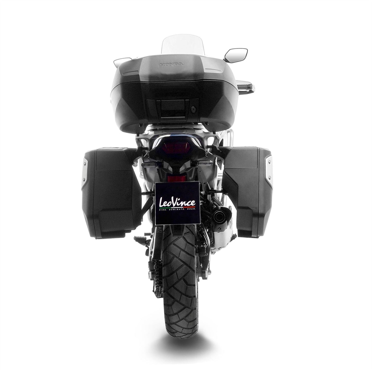 Leovince Muffler Lv-14 For Honda Xl 750 23-24 Silver Stainless Steel 15601