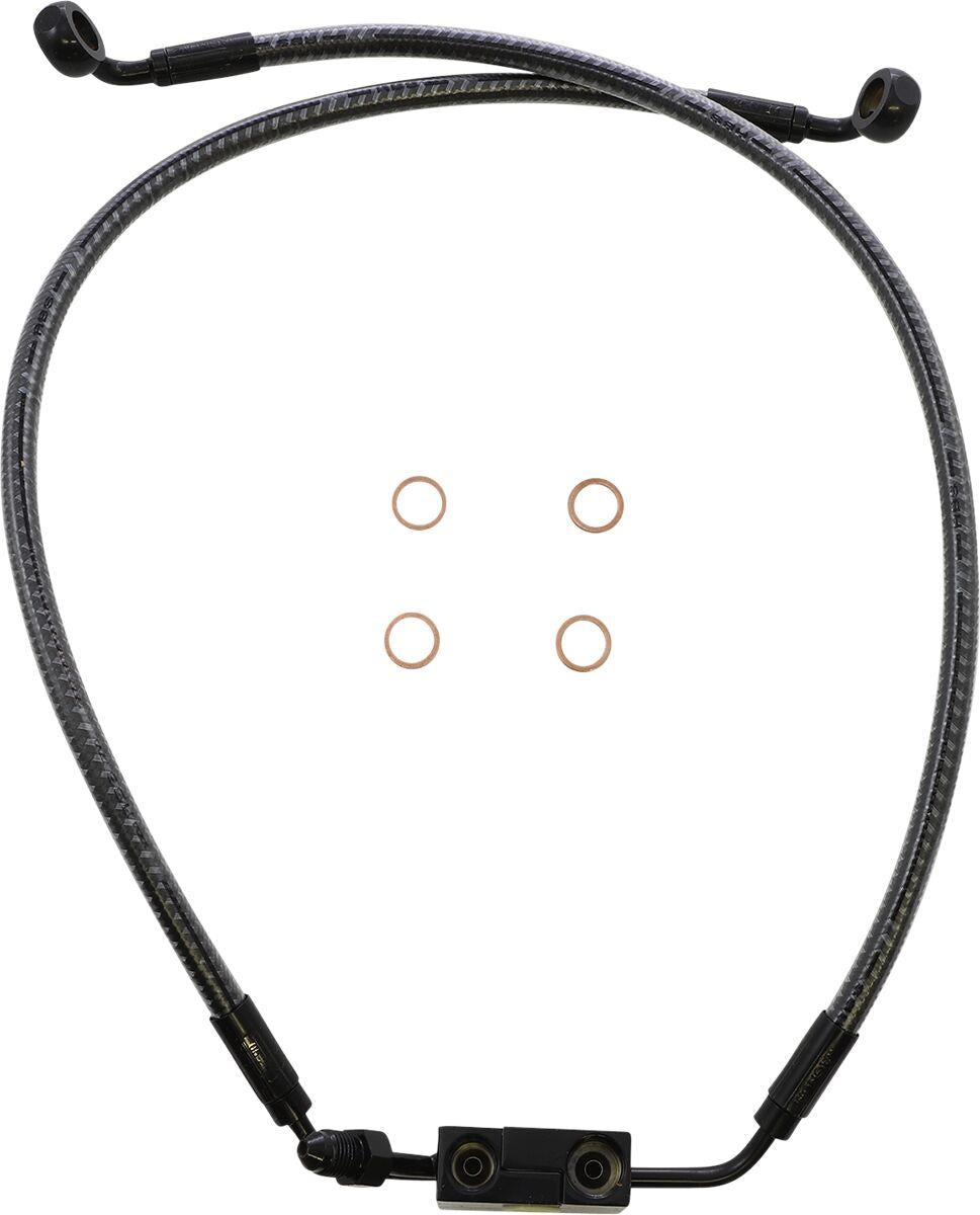 Magnum Shielding Lower Brake Line For Harley FXFBS 1868 2016-2023 AS77019