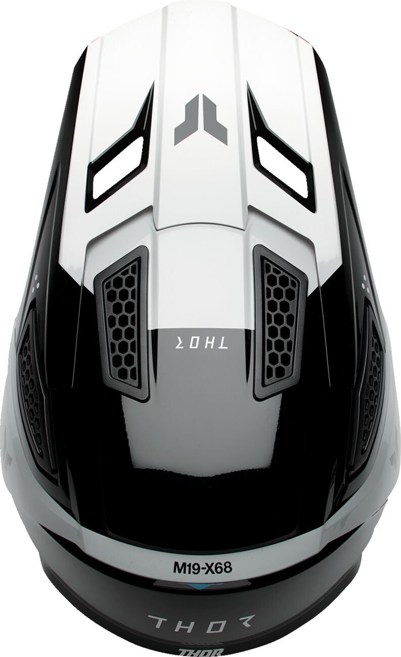THOR Fleet Storm Helmet BK/WH 2025 Model