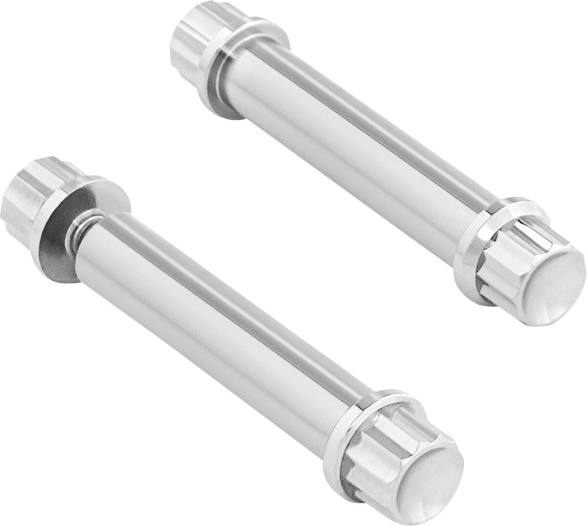 Arlen Ness Footpeg Titanium 12-Point Bolt Kit Silver Polished Titanium 300-803