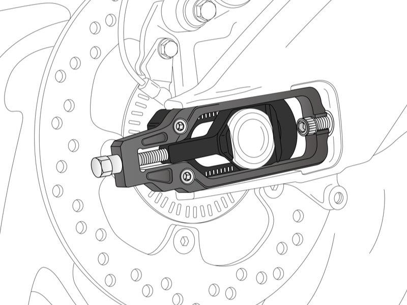 Puig Chain Tensioner Gold 8485H
