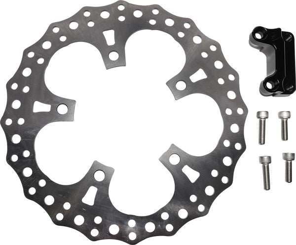 Arlen Ness Jagged Floating Rotor Aluminum For HD FLHRXS 1868 08-24 300-013