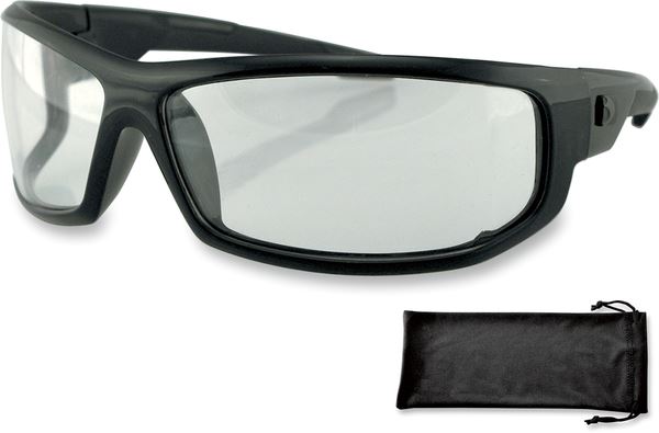 BOBSTER AXL Wrap Around Design Black Sunglasses EAXL001Y