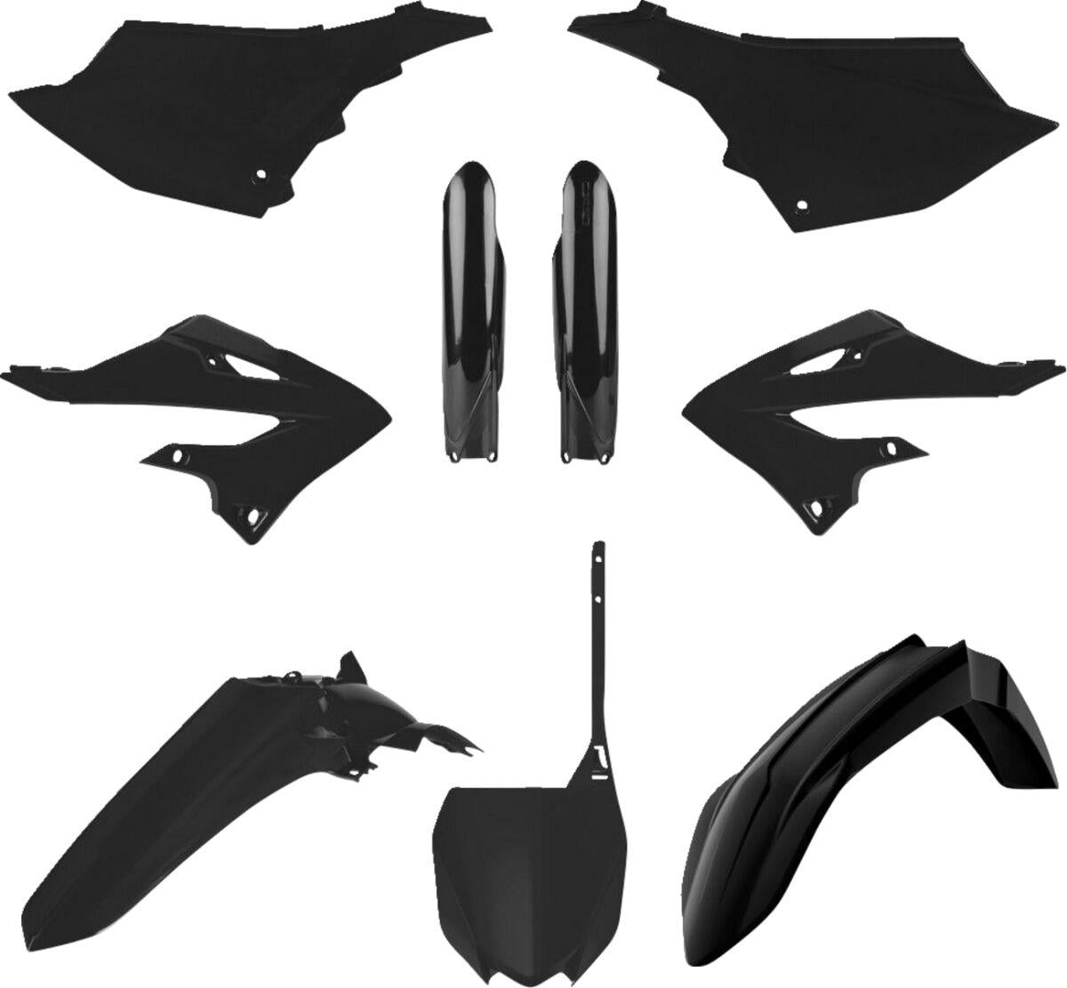 Polisport Body Kit For Yamaha YZ 125 2022-2027 Black 91129