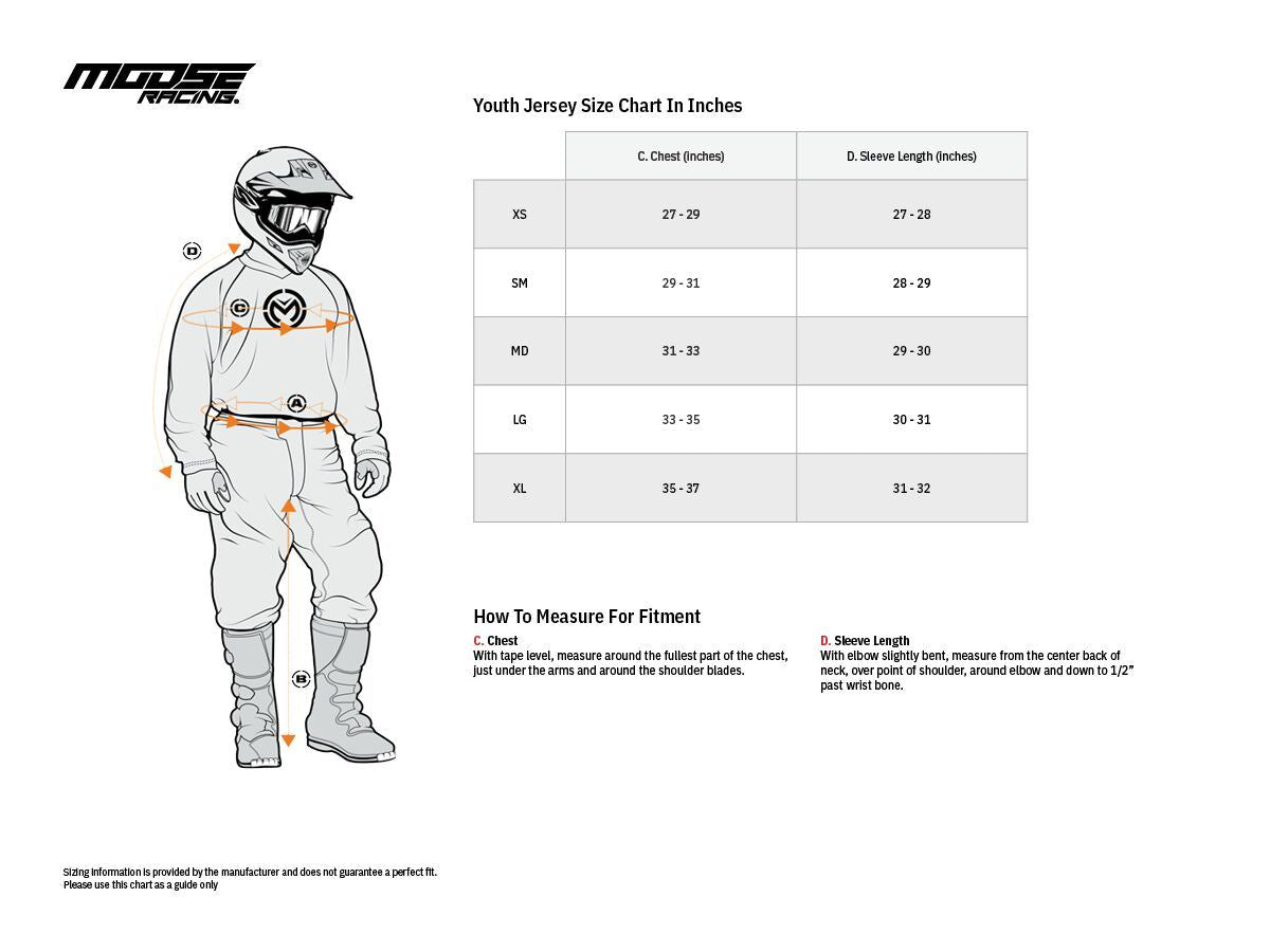 Moose Racing Jersey Youth Agroid Mesh Hi-Viz/Black