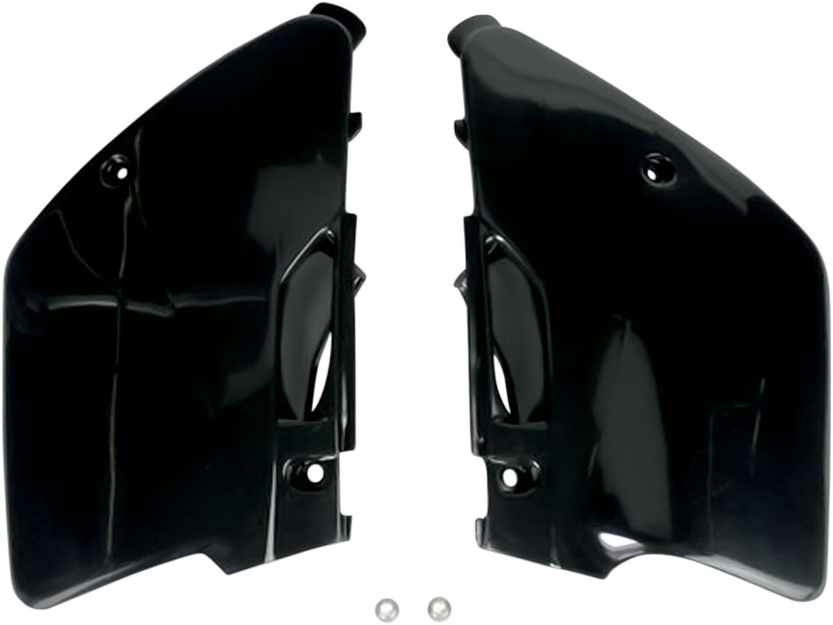 UFO SIDE PANELS KAWASAKI KX125/250 BLACK KA02769-001