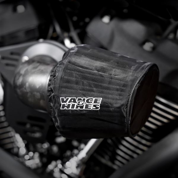 Vance & Hines VO2 Rain Sock Black Mesh Repels Water 22930