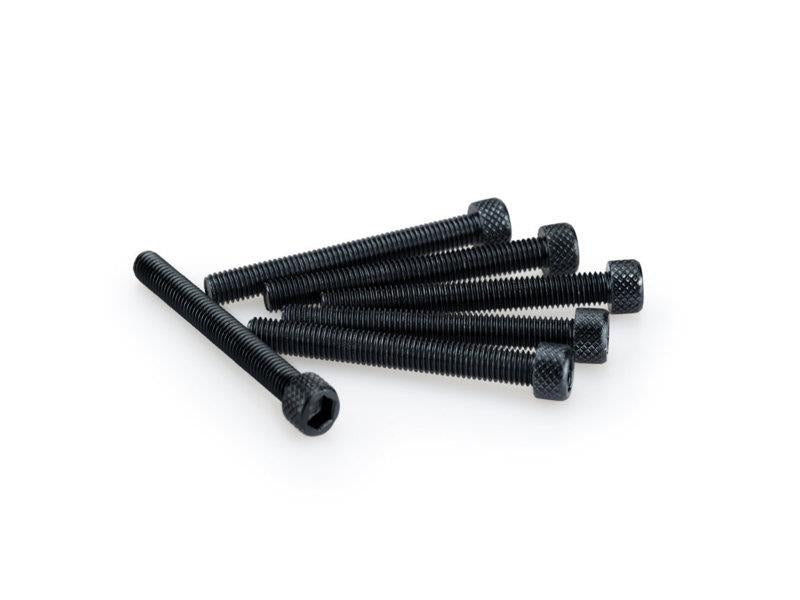 PUIG M5 55mm Allen Screws x 6 Black Universal 0446N
