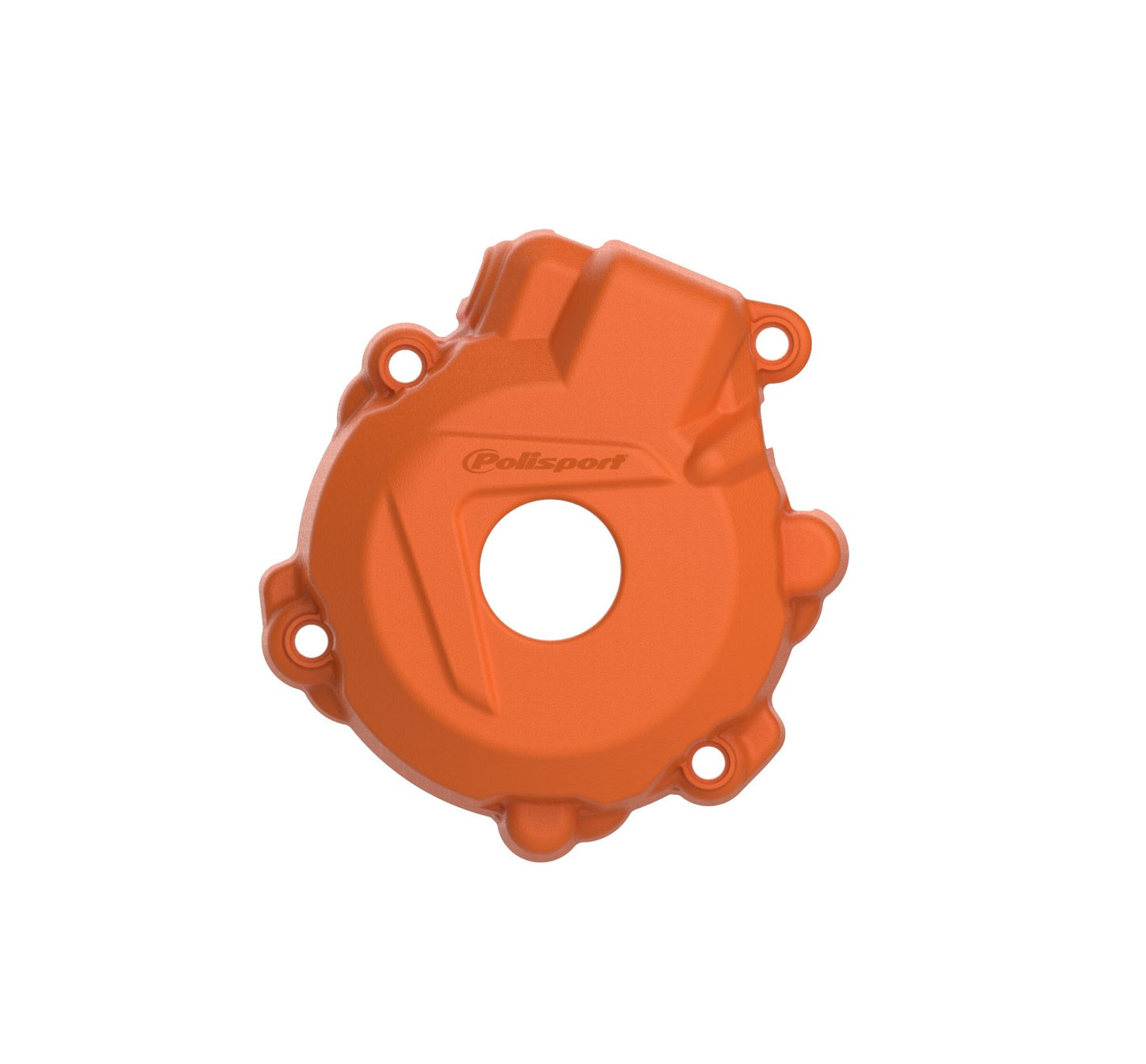 POLISPORT Ignition Cover Protectors (Orange) To Fit KTM EXC-F 250/350 17-21