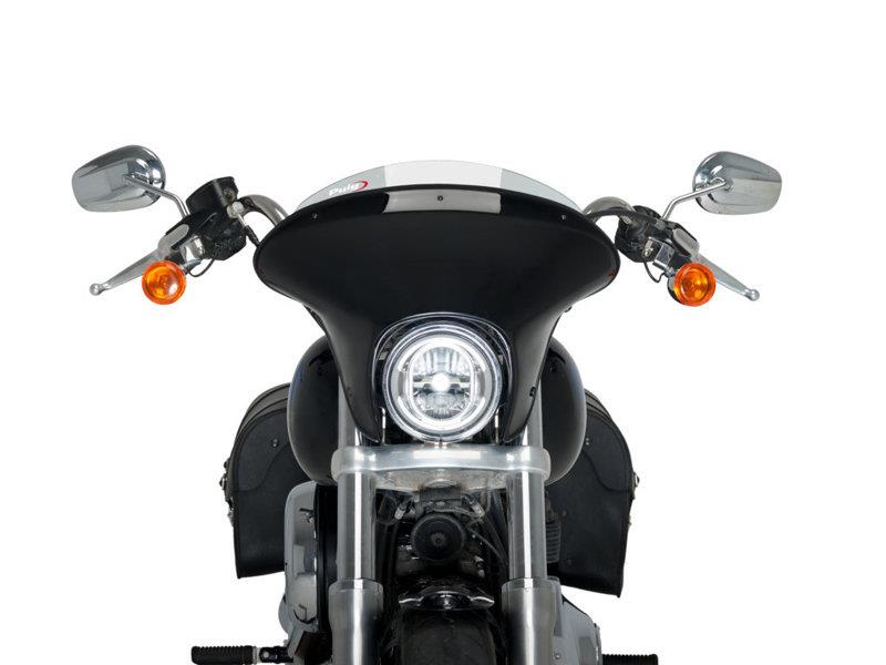 PUIG Batwing Sport Screen Light Smoke for Harley Davidson Softail Low Rider FXLR 18-20 21051H