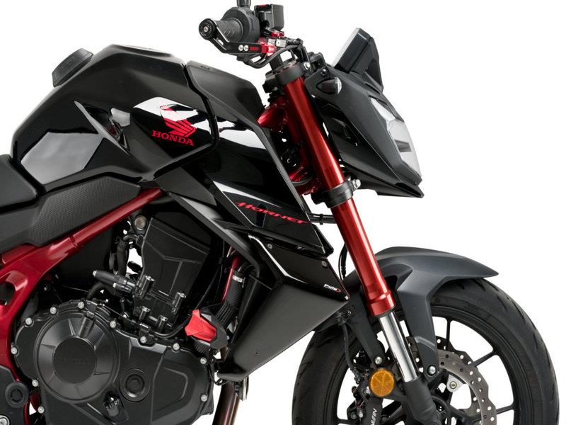 PUIG Naked Downforce Spoilers Black for Honda CB750 Hornet 23-24 21533N