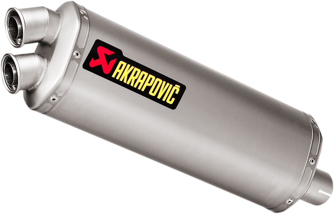 Akrapovic Slip-On Line Muffler TI/SS For Honda CRF 1000 LD 16-19 S-H10SO16-WT