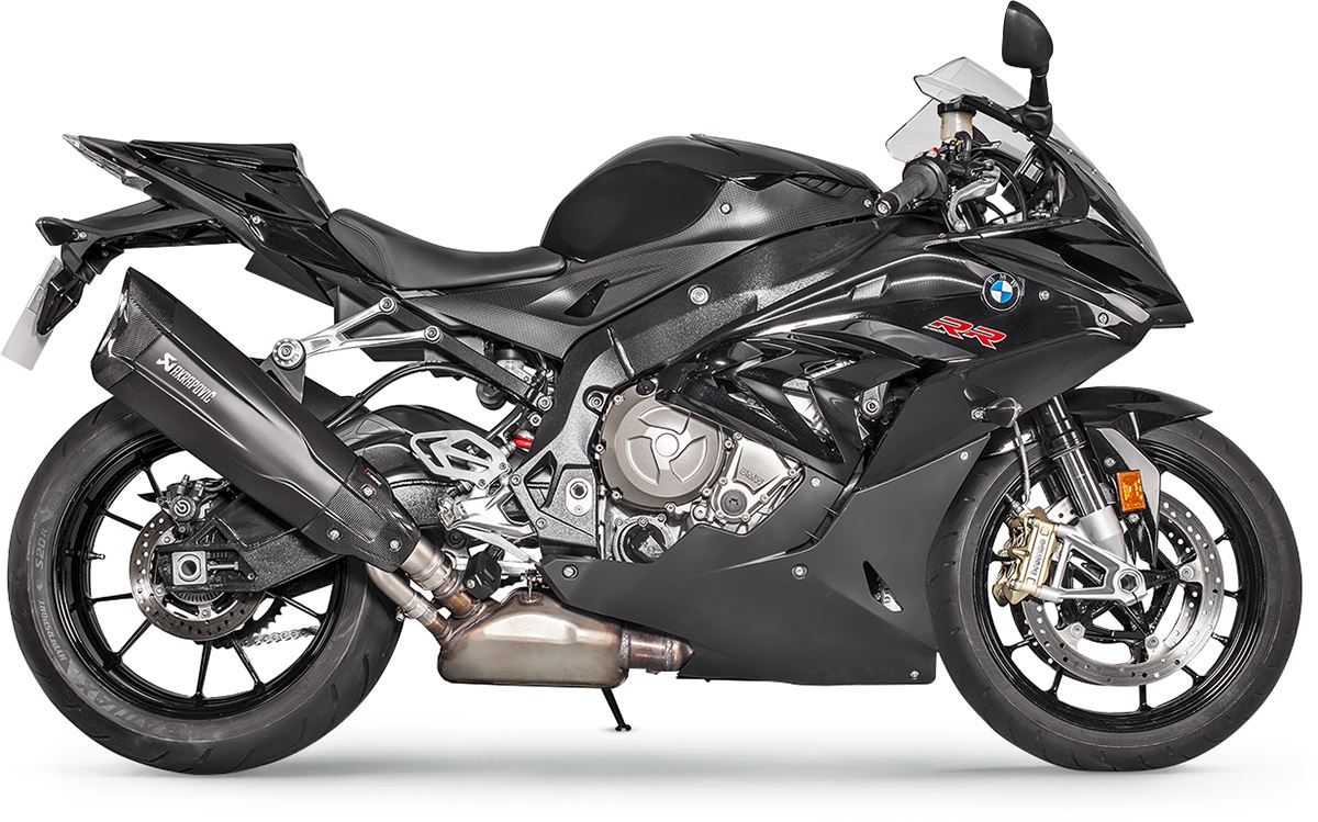Akrapovic Slip-On Line Muffler TI/CF Black For BMW S 1000 RR 17-18 S-B10SO6-HDVDZBL