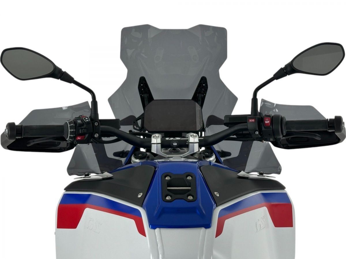 WRS Windscreen Touring Plus With Radar For BMW R1300GS Adventure Dark Smoke Bm109fs
