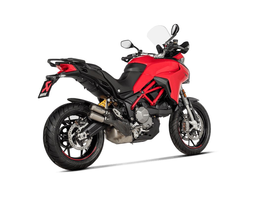 Akrapovic Slip-On Line Muffler TI For Ducati Multistrada V2 950 21-24 S-D9SO18-HIFFT