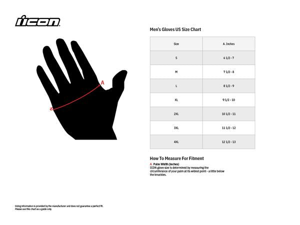 ICON Hooligan Insulated CE Motorcycle Gloves Black 2023 Model