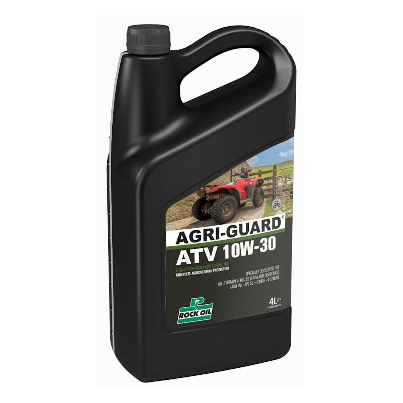 ROCK AGRI-GUARD Quad Oil 10W30 ATV Engine Oil 4 Litre 10W-30 Honda Automatic