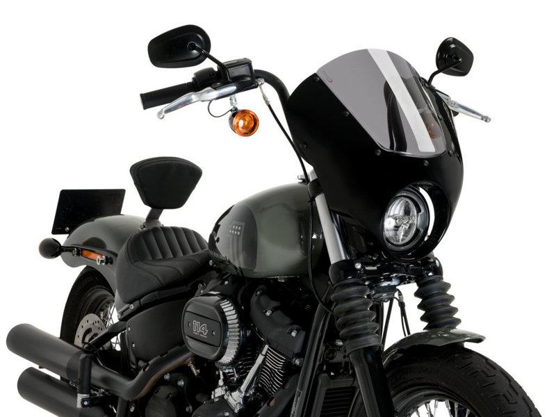 PUIG DARK NIGHT Dark Smoke for Harley Davidson Softail Street Bob FXBB 21-24 21213F