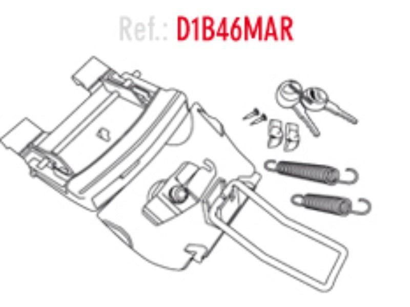 SHAD SH46 Replacement Locking Mechanism D1B46MAR