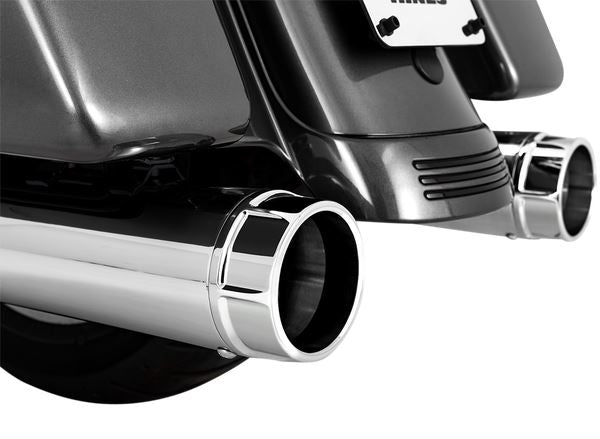 Vance & Hines Torquer 450 Slip-On Mufflers Chrome For HD FLHXS 1690 95-16 16673