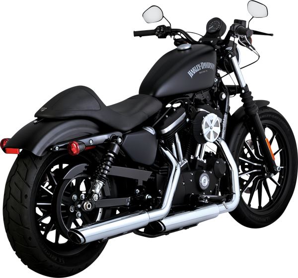 Vance & Hines 3" Twin Slash Slip-On Mufflers Chrome For HD XL 883 N 14-22 16361