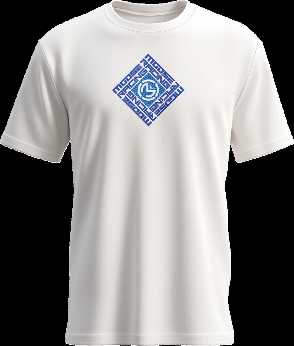 Moose Racing T-Shirt Spin Sync White