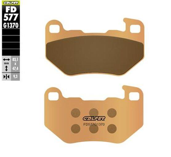 Galfer HH Sintered Brake Pads For Harley Davidson RH 1250 S 2011-2023 FD577G1370