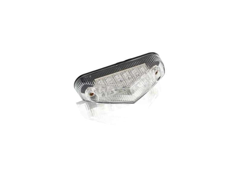 PUIG Shark Oval Brake Lights 110 x 25mm Clear Universal 4605W