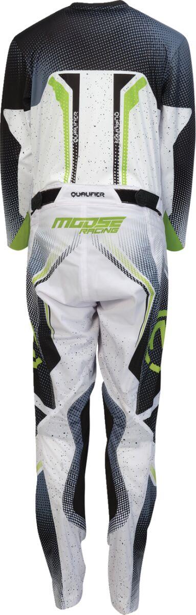 Moose Racing Jersey Youth Qualifier White/Black/Green