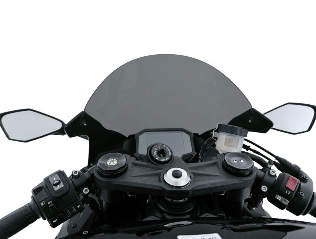 WRS Windscreen For Kawasaki ZX-6 R 636 2024-2026 Dark Smoke KA017FS