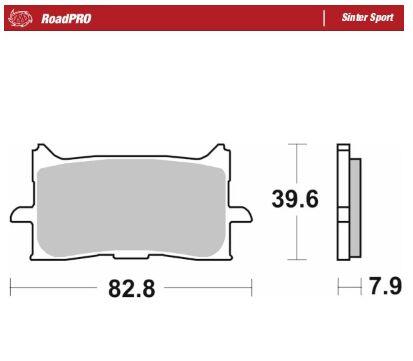 Moto-Master RoadPro Sinter Sport For Honda CRF 1100 L 2016-2026 412705