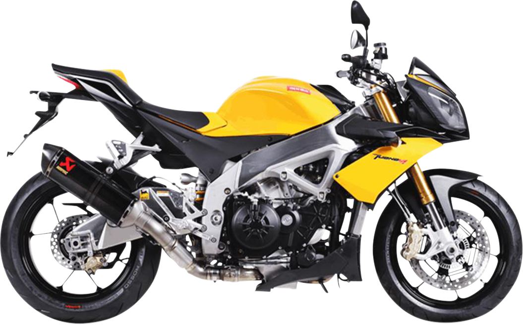 Akrapovic Slip-On Line Muffler TI/CF For Aprilia Tuono 1100 RR 09-16 S-A10SO6-ZC