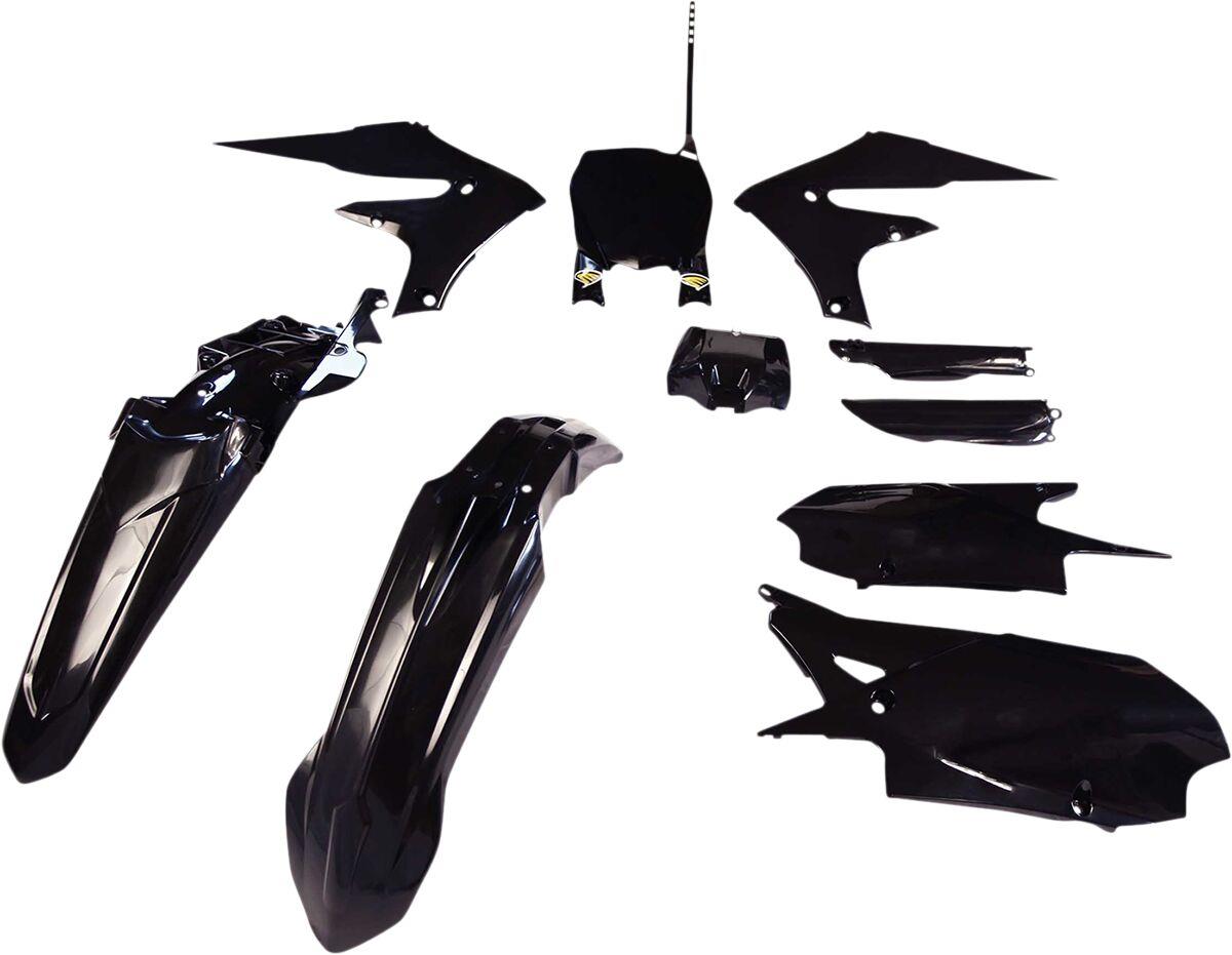 Cycra Powerflow Full Body Kit For Yamaha YZ 250 FX 2018-2024 Black 1CYC-9327-12