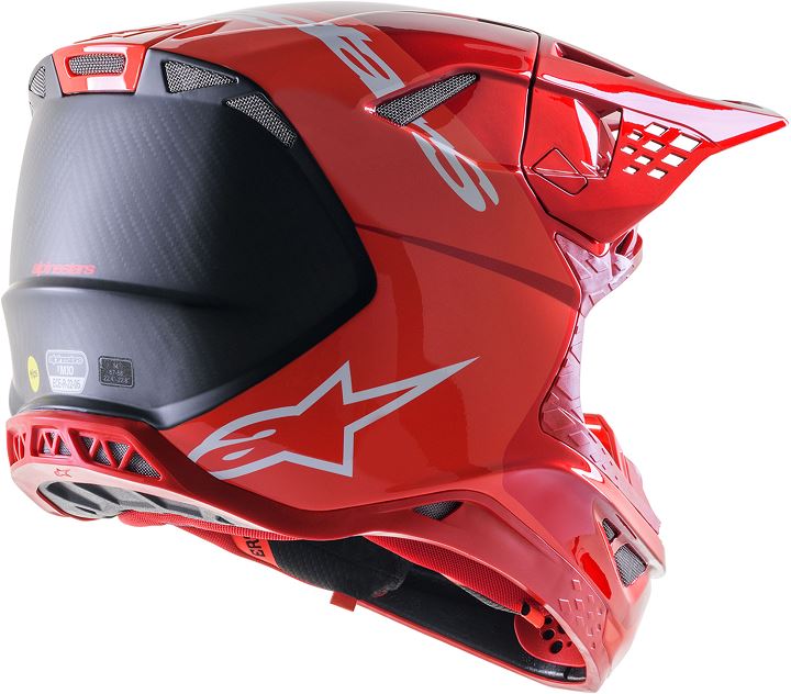 ALPINESTARS Supertech M10 Flood Red MX Helmet
