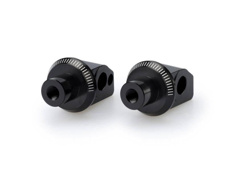 PUIG Pillion Footpeg Adaptors Black for Honda VFR 1200X Crosstourer 12-20 7261N