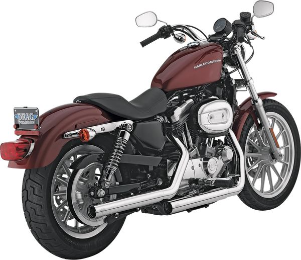 Vance & Hines Straightshots Slip-On Muffler Chrome For HD XL 1200 V 04-13 16819