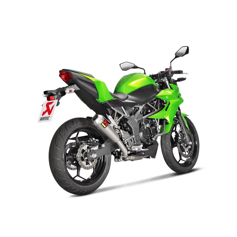 Akrapovic Slip-On Line Muffler TI For Kawasaki Ninja 125 15-24 S-K2SO8-CUBT