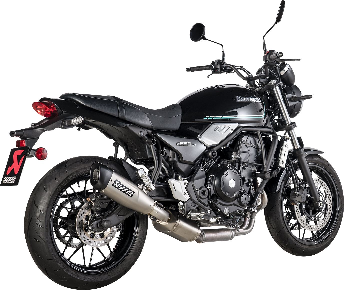 Akrapovic Slip-On Line Muffler TI For Kawasaki Z 650 RS 22-24 S-K6SO8-HCQT