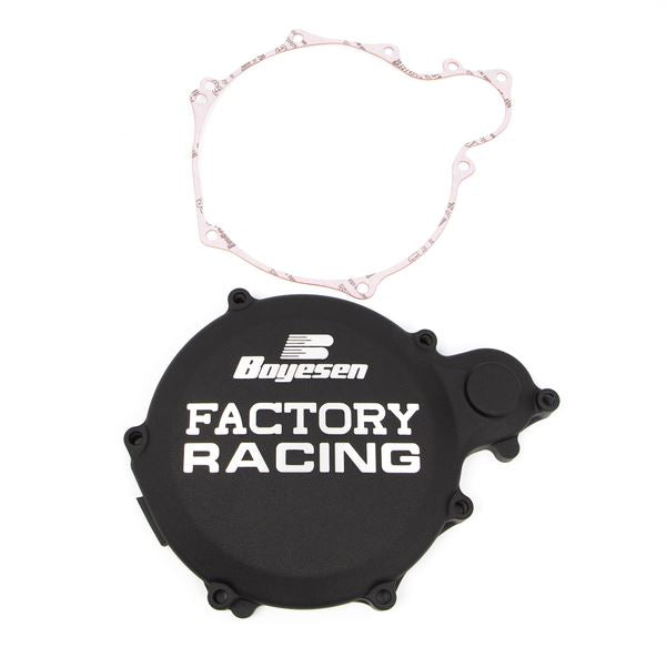 Boyesen Factory Clutch Cover For Yamaha YZ 250 1990-1998 Black Aluminium CC-32B