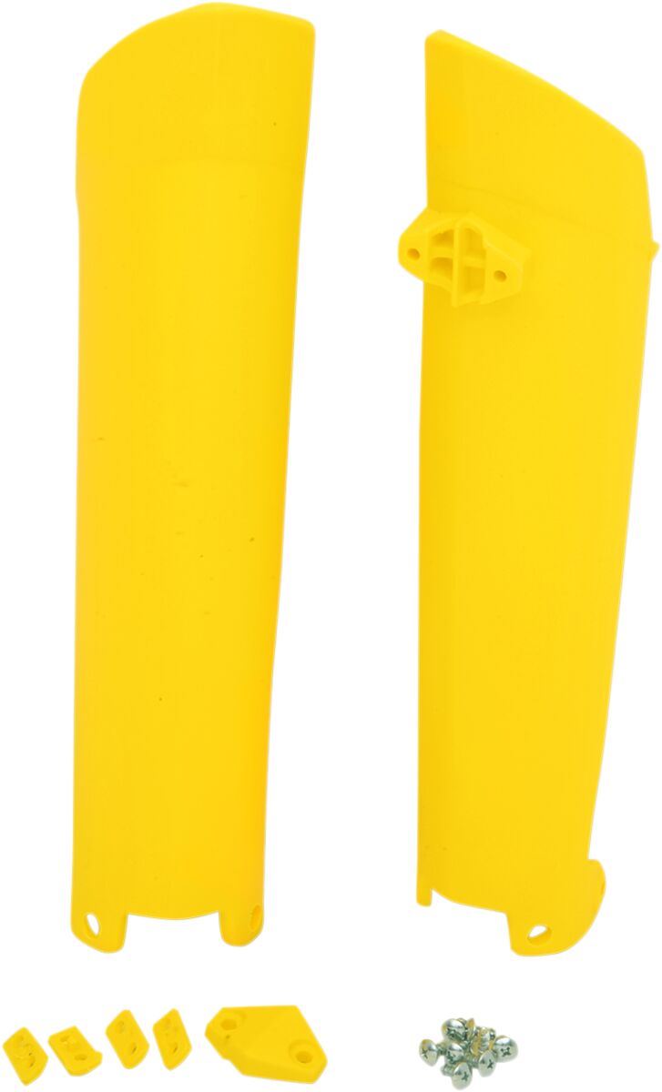 UFO FORK SLIDER PROTECTORS HUSQVARNA TC/TE/FE/FC YELLOW HU03356-103